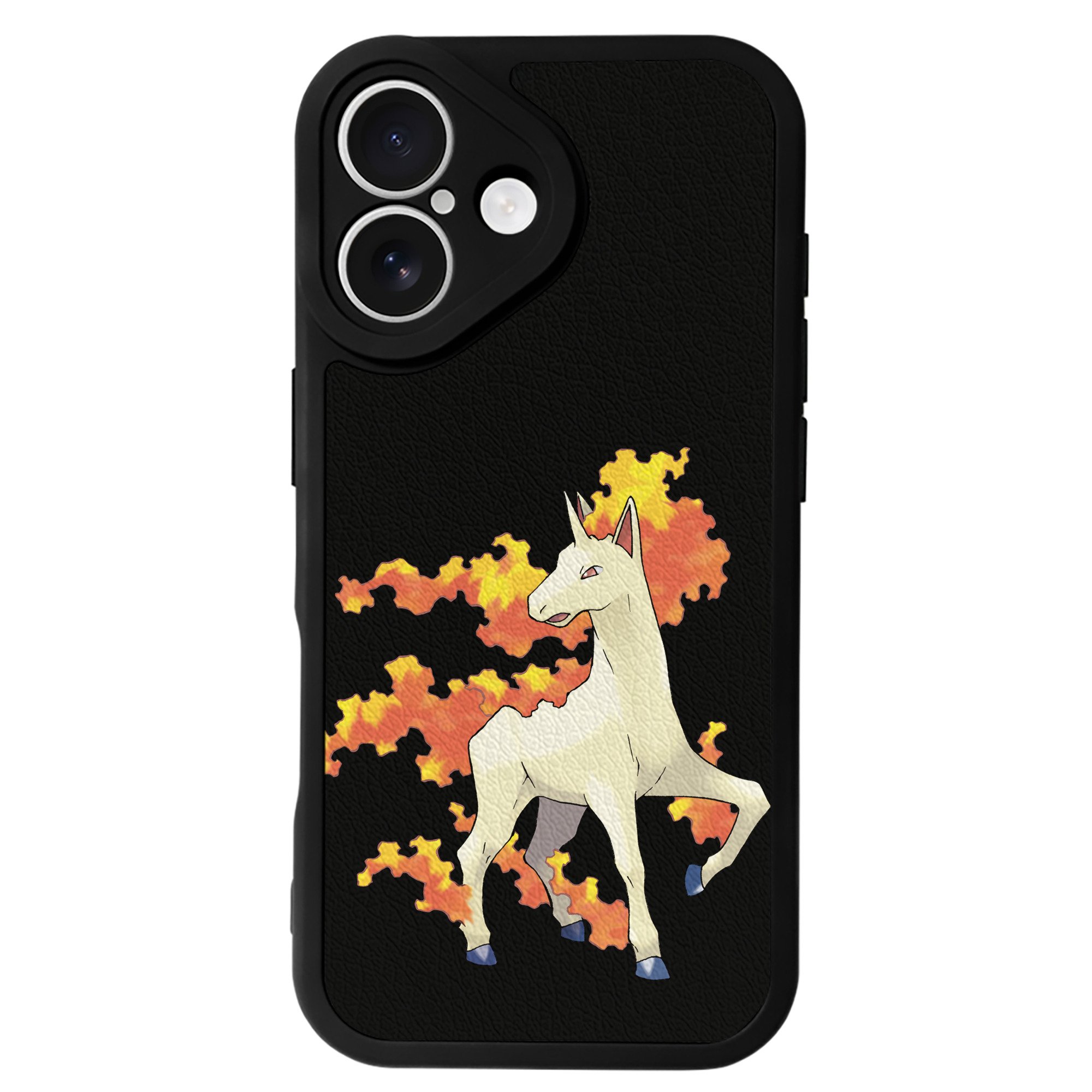 （画像用） ポケットモンスター Pokémon 【iPhone 16シリーズ対応】シリコンスマホケース（レザー調） 材質：シリコン